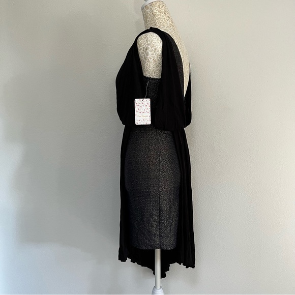 Free People Elenor Draped Contrast Dress - Picture 3 of 9